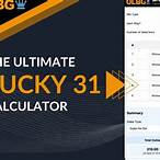 lucky 31 bet returns calculator
